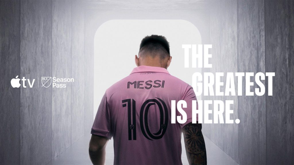 Messi Apple TV Ad MLS Football Sponsorship